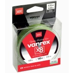Леска плетёная Lucky John Vanrex х8 Light Green 120/013