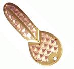 Колеблющаяся блесна Luhr Jensen LOCO 0151 Brass/Gold Prism-Lite