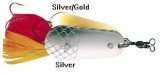Блесна  DAM Effzett Weedless Spoon 16гр - Silver/Silver