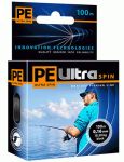 Плетеный шнур AQUA PE ULTRA Spin 100m black, 0.20mm