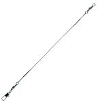 Поводок стальной STAR RIVER нейлон. покр.1x7  9kg, 15cm, Green (Interlock snap/Barrel swivel) 5шт