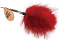 Блесна вращающаяся Aglia Giant Marabou Copper/Red