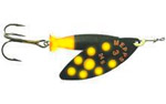 Блесна вращающаяся Mepps Aglia Heavy Long Black/Yellow