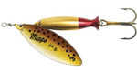 Блесна вращающаяся Mepps Aglia Heavy Long Brown 1+, 12 гр
