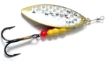 Блесна вращающаяся Mepps Aglia Long Rainbo Gold 3, 11.5 гр