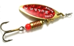 Блесна вращающаяся Mepps Aglia Long Redbo Gold 2, 7 гр