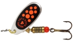 Блесна вращающаяся Mepps Black Fury Silver/Orange 4, 8 гр