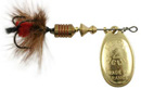 Блесна вращающаяся Mepps Aglia Mouche Gold/Red 1, 3.5 гр