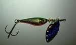 Блесна вращающаяся DAIWA Silver Creek Spinner R 1150 / Holo Green (0020)