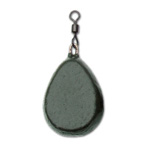 GARDNER  Грузило FLAT PEAR BOMB 4oz (113g) GREEN ZFPB4G