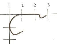 Офсетный крючок Sasame