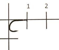 Одинарный крючок Metsui Iseama