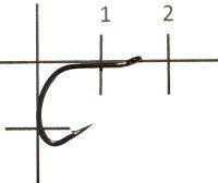 Одинарный крючок Metsui Kaizu