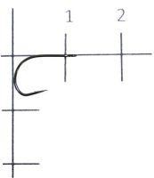 Одинарный крючок Gamakatsu LS-2033F