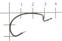 Offset Hook Wide Gape Strong 5072