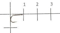 Одинарный крючок Sasame F-769