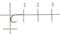 Одинарный крючок Sasame F-940