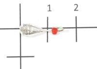 Капля полуграненая с ушком d5