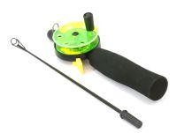 Удочка зимняя TROUT PRO Ice Master мал шп рук неопр длин с шест QL-102( D24)