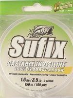 Флюорокарбон Castable 100% Fluorocarbon Clear 150м 0.18мм Sufix