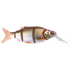 Воблер Izumi Shad Alive WITH LIP 5 section white fish 105 MD (SUSPENDING) №3