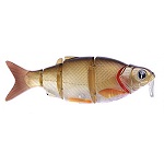 Воблер Izumi Shad Alive WITH LIP 5 section white fish 105 SD (FLOATING) №8
