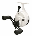 Катушка 13 Fishing Black Betty Free Fall Ghost Ice Reel 2.5:1 - Left Hand BlackOut Glow  (бело-черная)