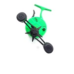 Катушка 13 Fishing Black Betty Free Fall Ghost Ice Reel 2.5:1 - Left Hand Radioactive (зеленая)