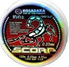 Леска Kosadaka SCORP 100 м прозрачная 0,35 мм Тест: 9,51 кг