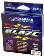 Леска Kosadaka BLAZE 100 м светло-серая 0,28 мм Тест: 6,86 кг