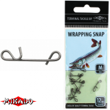 AMA01-906-S Застёжка "Mikado "безузловая  Wrapping Snap BN - S/12 кг.  (AMA01-906-S)