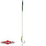 AMC-P01-6 Поводок карповый "Mikado" 01 "LAG RIG"  23см, кр.№6, 25 lbs (уп.-2) (AMC-P01-6)
