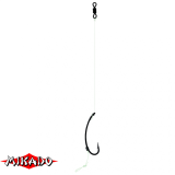 AMC-P16-8 Поводок карповый "Mikado" 16 "METHOD PASTE STIFF RIG" 13см, кр.№8, 15 lbs (уп.-2) (AMC-P16-8)