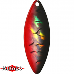 Блесна вращающаяся "Mikado" STREAM  №1- серебро/52 HOLO (PMB-OST-1S-52H)