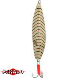 Блесна колеблющаяся "Mikado" MOONSHINE №1/20гр./7,5см - золото/RB (PMB-WME-20-ZRB)