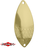 Блесна колеблющаяся "Mikado" ROACH №4/16гр./6,8см - золото (PMB-WRH-16-Z)