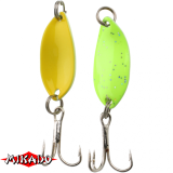 Блесна колебл. "Mikado" TROUT CAMPIONE MINI 1,4гр./2,2см - FLUORO GREEN/YELLOW (PMB-WTC-FY)
