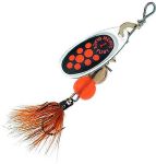 Блесна Mepps Comet Black Fury Mouche AG (серебро) №1 (3.5г)