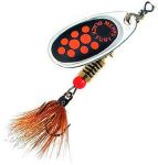 Блесна Mepps Comet Black Fury Mouche AG (серебро) №4 (9г)