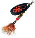 Блесна Mepps Comet Black Fury Mouche NR (черный) №4 (9г)