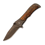 Нож Kosadaka складной дамасский N-F37W