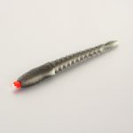 Приманка поролоновая 3D Ex WORM WBlack 10см под офсетный крючок № 1, 2, 4