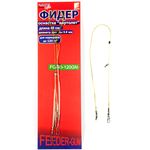 Оснастка фидер. FEEDER-GUM зелен. нить 40см 2шт.