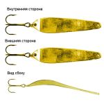 Блесна вертикальная зимняя Salmo LJ Model B 340 c тр.Kamasan G