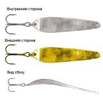 Блесна вертикальная зимняя Salmo LJ Model B 345 c тр.Kamasan SG