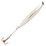 Блесна вертикальная зимняя Lucky John Nail Blade с цепочкой и тройником, 65мм, S