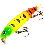 Воблер Scorana SANDERS MINNOW сусп., 88мм, 7,2г, 0,5-1,0м, цв.GYR